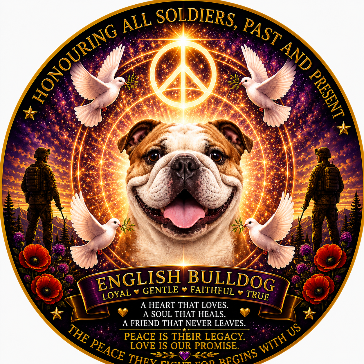 English Bulldog artwork